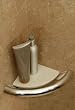 Invisia Corner Shower Shelf with Integrated Grab Bar