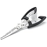 Booms Fishing H1 Fishing Pliers Stainless Steel Tools with Sheath Lanyard 6.7in 3 Color Available