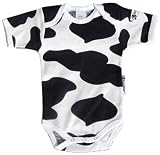 Freshwear Cow Print Baby Vest