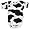 Freshwear Cow Print Baby Vest 6-9