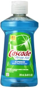 Cascade Rinse Aid, Superior Spot Protection, 8.45-Ounce (Pack of 2)