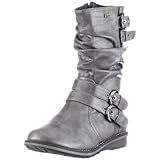 Rieker Kinder K0270-42 Perla, Mädchen Stiefel, Grau (graphit 42), EU 41