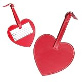 from dotcomgiftshop Red Heart Luggage Tag