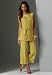 Jessica London Plus Size Linen-Blend Capri Set