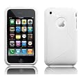 AEVI24 Apple iPhone 3G / 3GS Designer Schutzh�lle Silikon TPU H�lle Etui Tasche Case Hard Cover S S-Line Wei�-Wei� White TOP