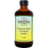Alternative Health & Herbs Remedies Rosacea Skin Formula, Male, With Glycerine, 8-Ounce Bottle
