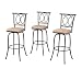 Linon Home Decor 02836MTLSET-01-KD Metal Stools Bar Stool,