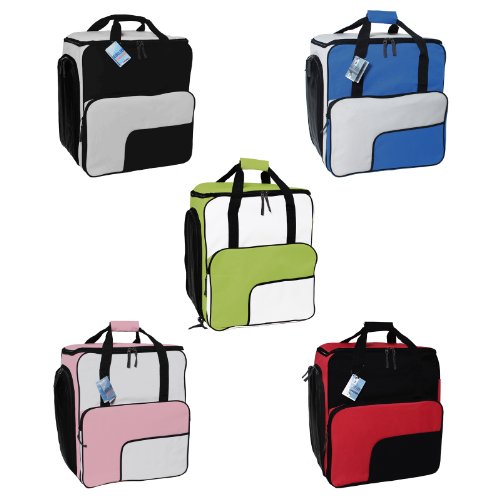 Practical ski boot winter sports bag backpack FUNCTION TOP by Henry BRUBAKER holds complete set of ski and snowboard equipment incl. Helmet