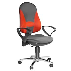 TOPSTAR 8809S HH4 B�rodrehstuhl Support S Sport orange-grau mit Armlehnen