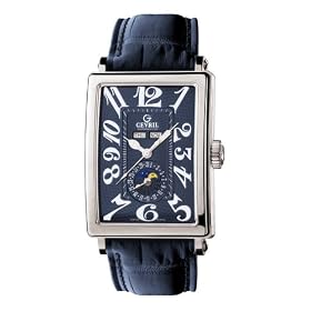 Gevril Mens 5034 Avenue of Americas Automatic Moon Phase Watch by Gevril