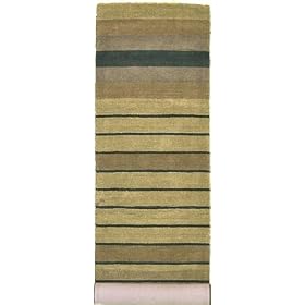 3x10 Brown Hand Tufted Wool Gabbeh Runner Rug by Heritage Unlimited