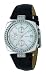 DKNY Women's NY4910 Black Leather Quartz Watch with Mother-Of-Pearl Dial
