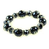 41Yt4 MIa L. SL160  Black Crystal Bracelet
