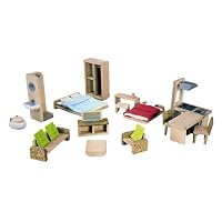PlanToys The Green Dollhouse Furniture Set