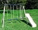 Swing N Glide Metal Swing Set