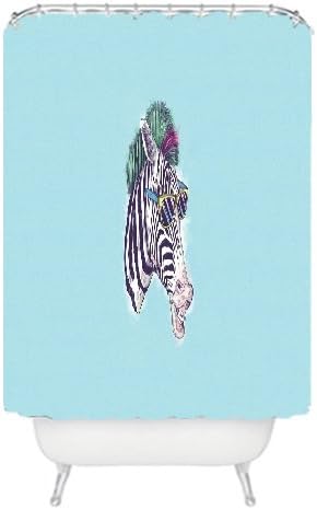 Zebra Humor Glasses Minimalism Art Creative Bath Products Generic Polyster Bathroom Bath Curtain Shower Curtain for Bathroom Decor 60 x 60 New Year Christmas Gift