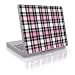 Pink Plaid Design Skin Decal Sticker Cover for Laptop Notebook Computer - 15