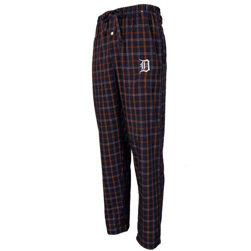Detroit Tigers Navy Blue Division Pajama Pants (Small)