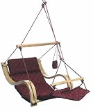 Outback Basket Weave Lounger - Burgundy Outdoor Hammocks
