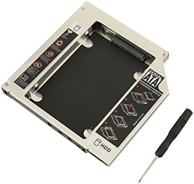 GTRbest® SATA 2.5" / 9.5mm Sata To Sata 2nd Hard Drive Hdd DVD Caddy, 2nd Hard Disk Drive Caddy for Apple Macbook pro (13 15 17) SuperDrive MB466LL/A MB207LL/A MB470LL/A MB226LL/A MB724LL/A MB375LL/A