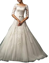 Lace 3/4 Sleeves  Dress