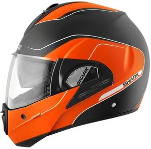 Shark Evoline Series3 Arona Mat Helmet-Black-Orange-M