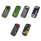 EMPIRE 3 Pack of Design Snap-On Cover Cases (Green Zebra Skin, Midnight Flo ....
