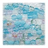 CzechFirePolishGlassBeads6mmRoundSERENITYMix(50)