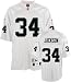 Men`s Oakland Raiders #34 Bo Jackson Road Throwback Premier Jersey - L