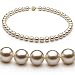 White 8-9mm AAAA Freshwater Pearl Necklace 18 inch Princess Length