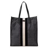 (バリー)BALLY RAAMI トートバッグ 30 BLACK/BEIGE メンズ 取寄商品 [並行輸入品]