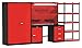 Fort Knox Mixed Storage Modular Wood Top Workbench Size: 78" H x 132" W x 24" D