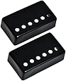 1set Black Humbucker Neck & Bridge Guitar Pickup Covers for Gibson Electric Guitar