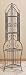 64" High 4-Tier METAL CORNER RACK / BAKER STAND with beautiful Antique Style Designing