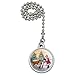 GRAPHICS & MORE Christmas Holiday Santa and Animals Finishing Snowman Ceiling Fan and Light Pull Chain