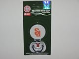 SYRACUSE ORANGEMEN Team Logo BABY PACIFIER and CLIP with Silicone Nipple