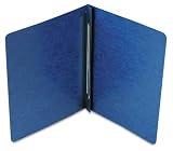 Smead 81352 Pressboard Side Opening Report Cover w/Holes 8-1/2 C to C, 11 x 8-1/2, Dark Blue, Carton of 100