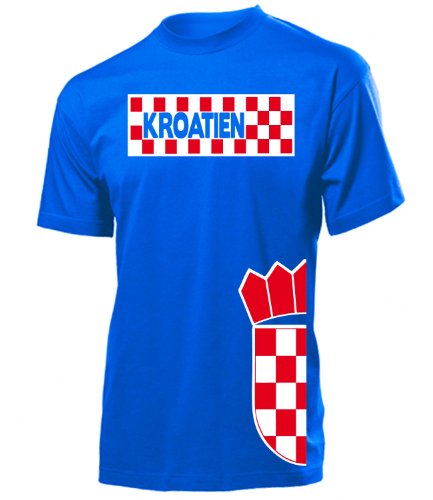 KROATIEN FANSHIRT FUSSBALL WM 2014 3196(K-B) Gr. 134/146