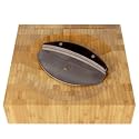Shun DM0736 Classic Mezzaluna Knife with Bamboo Cutting Board 6-in.