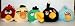 Angry Birds 6"-8" Plush Set of 5