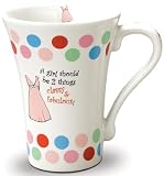 41Ytd3V%2BXhL. SL160  A Girl Should Be Two Things: Classy & Fabulous Ceramic Coffee Gift Mug