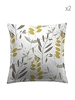 Leitmotive Dos Fundas De Cojín Impala (Amarillo)