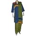 Designer Salwar Kamiz Cotton Printed Embroidered Dress Size M (slk417)