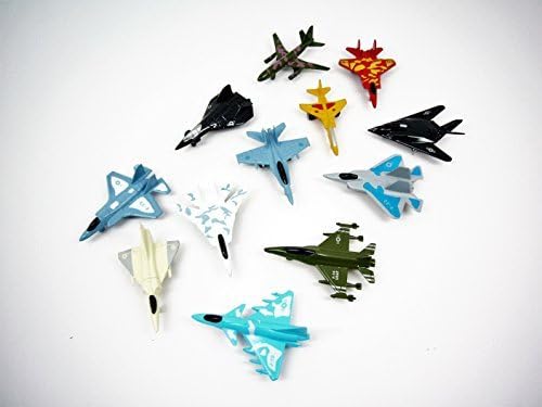 Toy Die Cast Air Force Jet , Set of 12