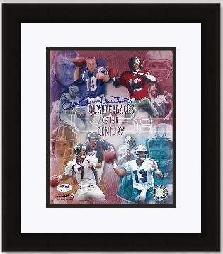 Johnny Unitas Autographed/Hand Signed Baltimore Colts 8x10 Photo - Custom Framed
