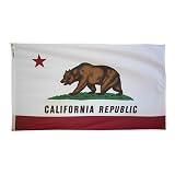 Annin Flagmakers 4-Feet by 6-Feet Tough-Tex California State Flag