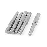 uxcell 六角ドライバービット　六角シャンク　六角スパナ　六角ナット　50mmの長さ　5個入り
