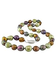 Freshwater Multi-Brown Pearl Endless Necklace (32 in) (9-10mm)