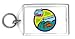 Keychain with the image of: goldfish, swimming, ta