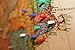 Map Magnets - 120 Pack of Small Magnetic Push-Pins for Whiteboards or Office Magnets [Assorted Colors: 40 Red, 40 White, 40 Blue]